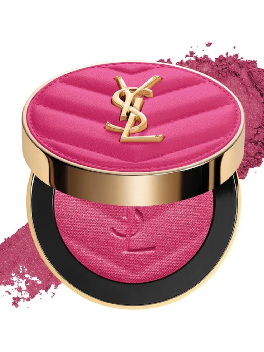 Yves Saint Laurent Make Me Blush 24H Buildable Powder Blush-Color: 66 Fuchsia